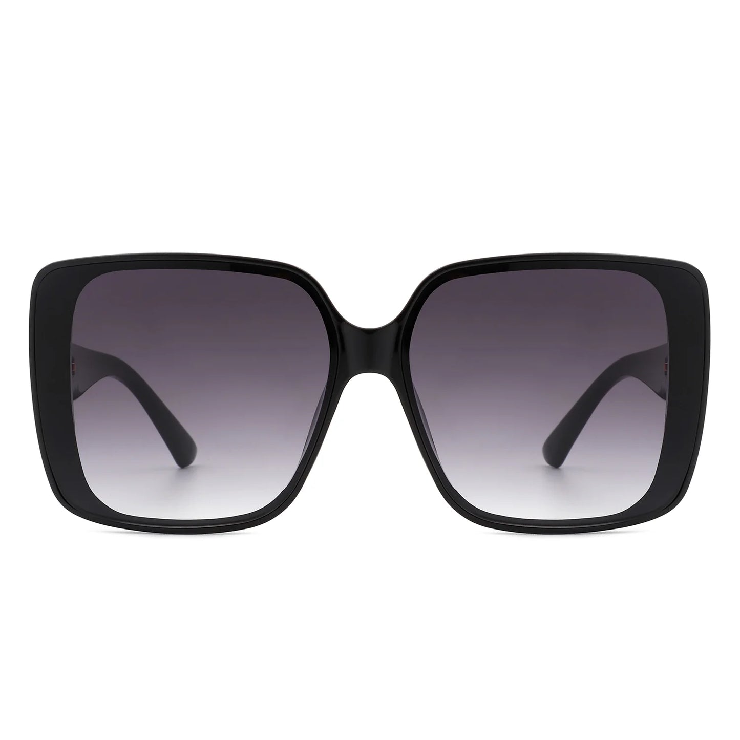 Square Retro Oversize Flat Top Fashion Sunglasses