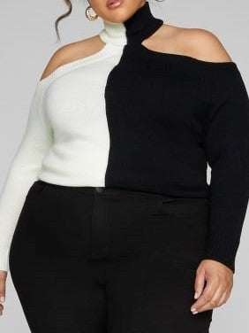 The Cold Shoulder Cutout Sweater!