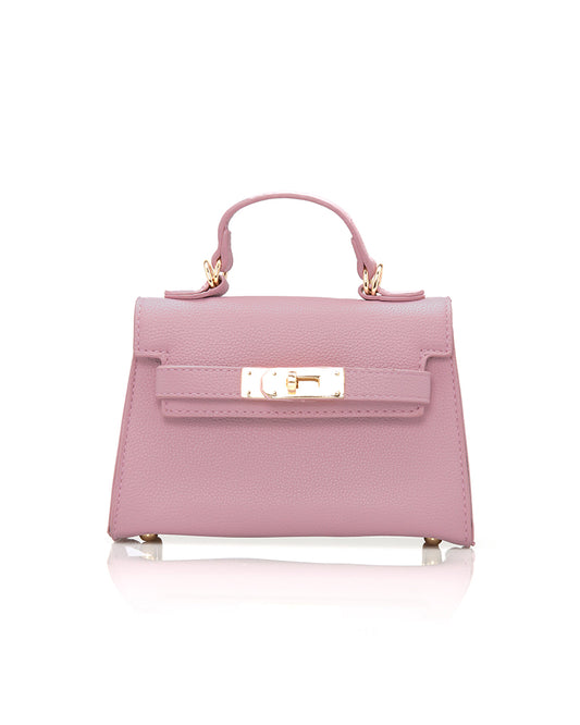 Square Twist Lock Satchel Classic Handbag