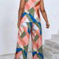 The Geo Print Wide Leg Pants Set