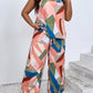 The Geo Print Wide Leg Pants Set