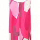 Emery Rose Printed Geometric Chain Top