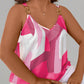Emery Rose Printed Geometric Chain Top