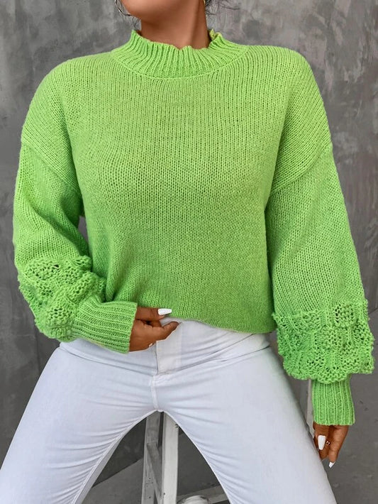 Mock Oversize Sweater