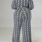 The Geometric One-Shoulder Sexy Romper