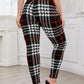 Houndstooth Plaid Skinny Pants