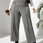 Ultra Suede Wide-Leg Pants